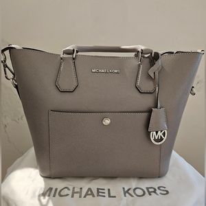 Michael Kors Purse, light grey, medium